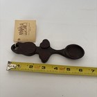 The Welsh Love Spoon Wooden Hand Carved Double Hearts Cillacraft Welsh Dolls Tag