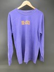 Beyonce Black Is King  unbothered  Purple Graphic Long Sleeve T-shirt Size M