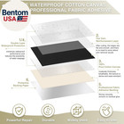 Canvas Repair Tape 4  70 Inch Waterproof Self-adhesive Fabric Repair Patch For Re