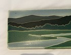 4x12 Motawi Tileworks Riverscape Ceramic Tile Rectangle Green blue