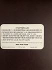 Craps Card