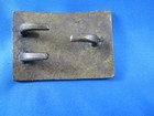 Civil War Confederate Rebel Belt Buckle Brass Puppy Paw Mounting Hook Repro Csa