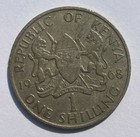 Kenya 1 Shilling 1968 Coin One Shilling