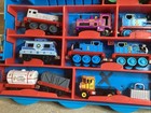 Lot X 18 Thomas The Train  Brio Engines And Cars-w thomas Carrying Case