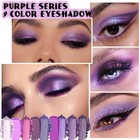 Evpct 9 Colors Purple Glitter Eyeshadow Palette  Lavender Violet Purple Pink Gli