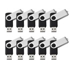 Black 128mb 1g 2g 4g 8g Usb 2 0 Flash Drive Rotating U Disk Pen Thumb Drive Lot