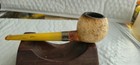 Vtg  Carved Meerschaum Estate Pipe W sterling Band   Has  Repaired Crack  As Is 