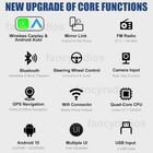 Double 2din Rotatable 10 1   Apple Carplay Android 13 Car Stereo Radio Gps Wifi