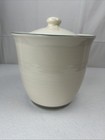 Pfaltzgraff Juniper Large Canister W lid Cookie Jar 7 3 4  Tall Cream Color Vntg