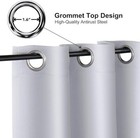 Chrisdowa Grommet Blackout Curtains For Bedroom And Living Room - 2 Panels Set  
