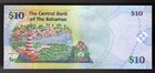 2005 Bahamas  10 Dollars Pic  73  Queen Flamingo Lighthouse Unc Rare 1 Of 2 Con