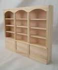 Bookcase 3 Units 5009 Dollhouse Miniature 1 12 Scale Houseworks Unfinished Wood