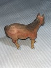 Hand Carved Wooden Mare Horse Art Figure Sculpture Wood Brown 5 5   