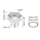 Oil Pressure Sensor Adapter Male M16x1 5 To Female 1 8 Npt For Gm Ls Engine Swap