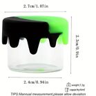 Pack Of  20  Glass Jars With Silicone Tops  Water Proof  Stash Jar  Air Tight