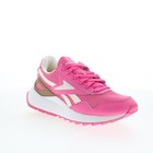 Reebok International Womens Pink Canvas Lace Up Lifestyle Sneakers Shoes