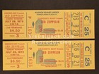 Set Of Led Zeppelin Madison Square Garden Concert Tickets July 29 1973 Reprints