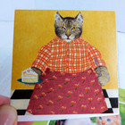 Cat Greeting Cards Lot Of 22 W envelopes Vintage   New Friends Birthday  Blank