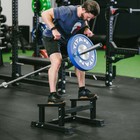 Titan Fitness T Bar Rowing Platform  Elevated angled Design