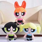 New 3pcs lot 20cm Cartoon Anime Powerpuff Girls Plush Toys Cute Blossom Buttercu