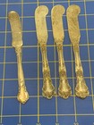 Antique Set Of  3   1 Almost Matching Butter Knives In Sterling Silver  6 