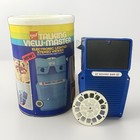 Vintage Gaf Talking View-master Electronic Viewer W canister   Flintstones Reel