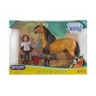 Breyer 1 12 Classics Spirit Riding Free Spirit   Lucky Model Horse Set