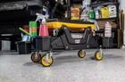 Cat Rolling Utility Seat With Detachable Sitting Creeper Garage Shop Stool