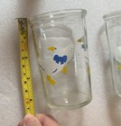 Vintage Jelly Jars Country White Goose Big Blue Bow Water juice Collectable