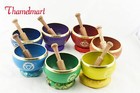 Chakra Healing Tibetan Singing Bowls  Set Of 7 For Meditation-handmade In Nepal 