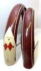 1950 s Schwinn 24  Balloon Tire Fender Set Burgandy