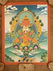32  Amitayus Buddha Thangka  Boundless Life Art  Free Brocade