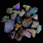 150 17cts 100  Natural Play Of Color Ethiopian Fire Opal Rough Lot Gemstone 