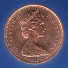 1967-1867 Bu Canadian Centennial One Cent Queen Elizabeth Ii Coin 