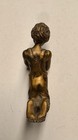 Antique vintage Bronze brass Boy Figure Signed By Artist And Numbered