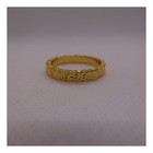 Gold Tone Textured Band Ring Size 10 Fashion Jewelry Hammered Finish