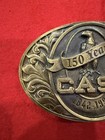 Ji Case Corporation 150 Years 1842-1992 Eagle Logo Brass Belt Buckle Ltd Ed