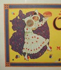 Beautiful Antique Vtg Ca 1920s Occident Flour Advertising Trade Card Ink Blotter