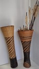 2 Amazonian Basketry Quiver   Darts Tukano Maku Amazon Tribal Hunting Columbia