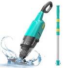 Rechargeable Handheld Pool Vacuum  Cordless Pool Cleaner For Above Ground Blue