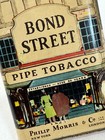 Vintage  circa 1920   s  Tin For Bond Street Pipe Tobacco  Empty  