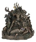 Ebros Greek Mythology God Of The Sea Poseidon Sitting On Throne Statue