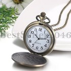  to My Son  I Love You  Steampunk Analog Quartz Pocket Watch Chain Gift For Son