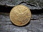 Old Rare Vintage Antique War Relic Liberty Head Button Free Button Case