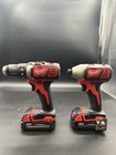 Milwaukee 2691-22 M18 18v Cordless Li-ion Drill Driver   Impact Driver Combo Kit