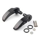 For 2014-2022 Harley Street Glide Black Saddlebag Latch Covers Lid Level Lifters