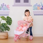 Doll Stroller Twinkle Stars Princess Baby Doll Twin Pink Teamson Kids