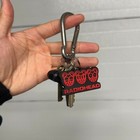 Radiohead Keychain - Key Ring  Custom Handmade  90s Bands Keychain