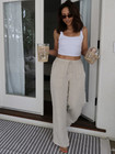 Athleta - Retreat Linen High Rise Wide Leg Pant - Best Sale 