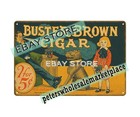Buster Brown Cigar Tobacco Lounge Decor Retro Smoking Tin Sign
